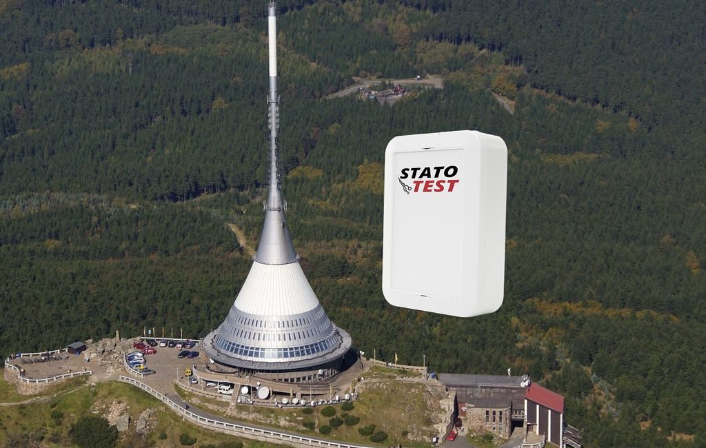 Systém čidel Statotest sleduje i vysílač na Ještědu